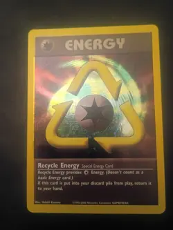 Pokemon WOTC Poke League Promo Holo Rare Lp- Recycle Energy With Swirl - Image 3