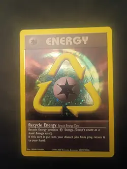 Pokemon WOTC Poke League Promo Holo Rare Lp- Recycle Energy With Swirl - Image 4