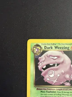 Dark Weezing #31/82 - Pokemon TCG - Team Rocket - Rare - LP - Image 3