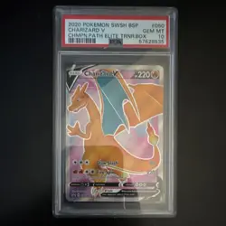 Pokemon Charizard V SWSH050 Promo Holo PSA 10 SWSH: Sword & Shield Promo Cards - Image 1