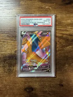 2020 Pokemon Charizard V Full Art Promo Champions Path | Graded PSA 10 | No. 50 - Image 1