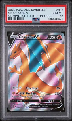 💎PSA 10 2020 Pokemon Charizard V Full Art Promo Champions Path NEW CERT - Image 1