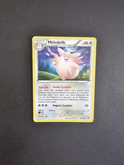 Carte Pokemon Melodelfe 98/135 Rare Noir & Blanc Tempete Plasma FR - Image 1