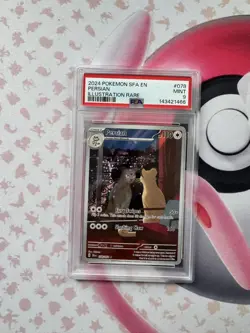 Persian 078/064 Illustration Rare PSA 9 MINT (Pokemon Shrouded Fable 2024) - Image 1