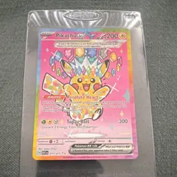 Pokemon Pikachu ex 277/217 Ascended Heroes Special Illustration Rare! - Image 1