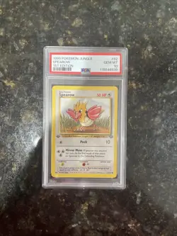 1999 Pokemon Jungle Spearow 1st Edition #62 PSA 10 - Image 2