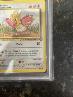 1999 Pokemon Jungle Spearow 1st Edition #62 PSA 10 - Image 4