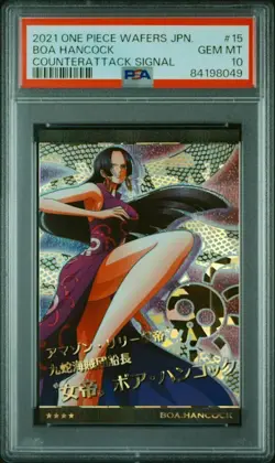 PSA 10 One Piece Wafer Card Boa Hancock No.9-15 GR - Image 2
