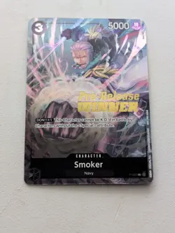 Smoker (Pre-Release) [Winner] P-025 One Piece Promotion Cards Foil - Image 1