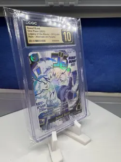 One Piece CCG Boeuf Burst AA Event OP12-060 Legacy of the Master CGC Pristine 10 - Image 2