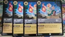 Disney Lorcana TCG Azurite Sea Mr. Smee Steadfast Mate 175/204 Uncommon x4 - Image 1