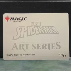 Terrific Team-Up Art Series 23/54 Marvel Spider-man Near Mint Card NM InHyuk Lee - Image 2