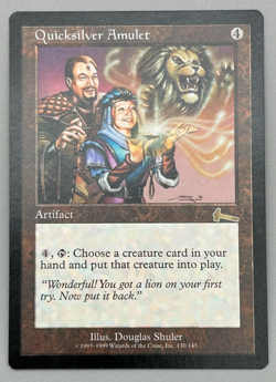 Quicksilver Amulet Urza's Legacy Near Mint (NM) MTG Magic Regular - Image 1