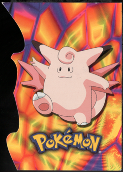 2001 topps Pokemon Johto League Champions Die Cut Clefable - Image 1