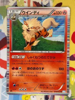 Arcanine 010/052 Rare Hail Blizzard Pokemon Japanese Lightly Played - Image 1
