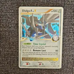 Pokemon TCG Dialga G LV.X Rare Holo Platinum 122/127 2009 120HP - Image 1