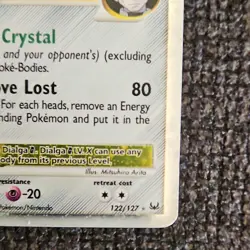 Pokemon TCG Dialga G LV.X Rare Holo Platinum 122/127 2009 120HP - Image 4