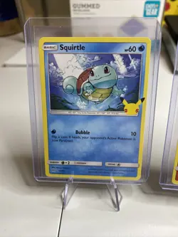 Pokemon 3 Card Set: Bulbasaur + Charmander + Squirtle - Pokemon 25th Anniversary - Image 2