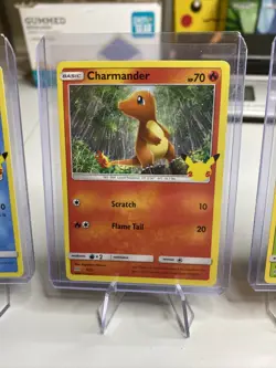 Pokemon 3 Card Set: Bulbasaur + Charmander + Squirtle - Pokemon 25th Anniversary - Image 3
