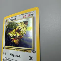 1999 Pokemon TCG Pidgeot Jungle 1st Edition Holo Rare 8/64 Collecti Vintage MP - Image 3