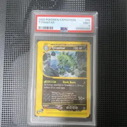 2002 Pokemon Expedition Tyranitar 66/165 PSA 9 Mint - Image 1