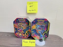 2 Pokemon TCG Mega Charizard X /Y Ex Tin Bundle Sealed New #5 - Image 1