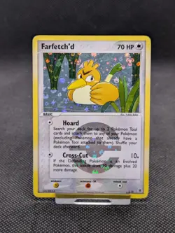 Farfetch'd 23/112 Reverse Holo Rare EX FireRed & LeafGreen Pokemon Card Played - Image 1