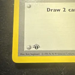 1999 Pokemon Trainer Bill First 1st Edition 91/102 Base Set Rare Card 91 - Image 2