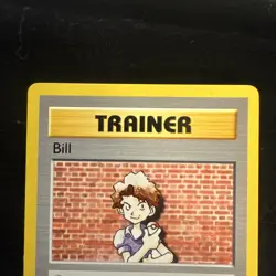 1999 Pokemon Trainer Bill First 1st Edition 91/102 Base Set Rare Card 91 - Image 4