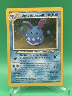 Pokemon WOTC Neo Destiny: Light Azumarill Holo 13/105 - MP - Image 1