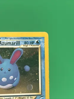 Pokemon WOTC Neo Destiny: Light Azumarill Holo 13/105 - MP - Image 3