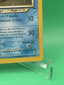 Pokemon WOTC Neo Destiny: Light Azumarill Holo 13/105 - MP - Image 4