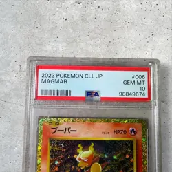 Magmar 006/032 Pokemon TCG Classic: Charizard Holo (Japanese) PSA 10 - Image 2