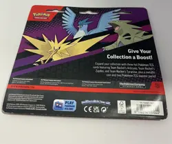 Pokemon 2 Pack Blister - Team Rocket's Articuno, Zapdos, Tyranitar - New Sealed - Image 2