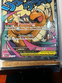 Pokemon Mega Dragonite EX Full Art Holo 271/217 Mega Evolution PSA 10 WORTHYU NM - Image 2
