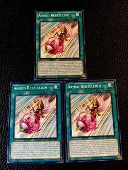 Armed Rebeellion (x3) Yugioh ROTA-EN051 1st Edition - Image 1