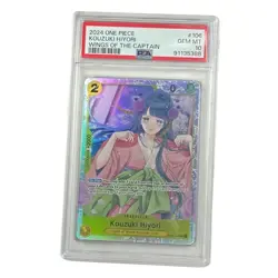2024 One Piece Wings of The Captain Kouzuki Hiyori OP06 #106 PSA 10 - Image 1
