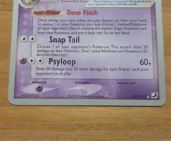 Espeon ex 102/115 2006 World Championship Ultra Rare Pokemon Card Evee Evolution - Image 3