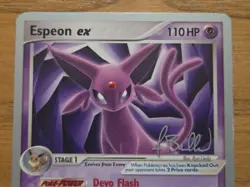 Espeon ex 102/115 2006 World Championship Ultra Rare Pokemon Card Evee Evolution - Image 4