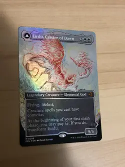 Eirdu, Carrier of Dawn (Borderless) Lorwyn Eclipsed Foil - Image 1