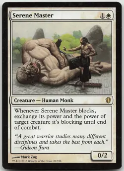 Serene Master Rare Commander 2013 LP MTG - Image 1