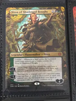 Nissa of Shadowed Boughs (Borderless) X1 ZNR MTG Zendikar Rising - Image 1