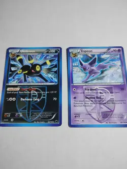 Umbreon & Espeon Non Holo Plasma Freeze Card Lot Pokemon TCG - Image 1