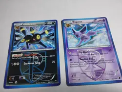 Umbreon & Espeon Non Holo Plasma Freeze Card Lot Pokemon TCG - Image 2