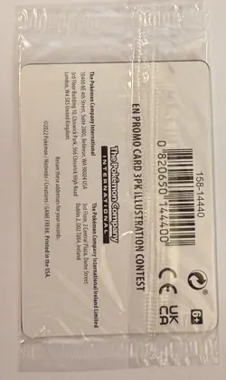 2022 Pokemon Illustration Contest SWSH303 SWSH304 SWSH305 Promos SEALED - Image 2