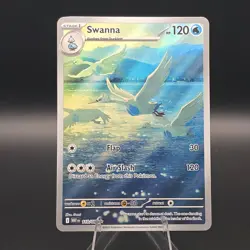 Swanna 110/086 Pokemon TCG S&V White Flare Illustration Rare English - Image 1