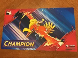 Play! Pokemon Ethans Ho Oh League Cup Champion Playmat TCG Play Mat - Image 1