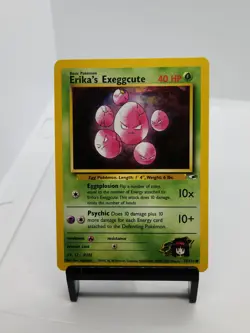 Pokemon TCG Erika's Exeggcute Common Gym Heros Set 77/132 WOTC Vintage - Image 1