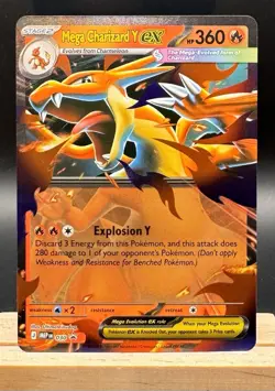Mega Charizard Y Ex MEP 030 Black Star Promo Pokemon TCG NM - Image 1