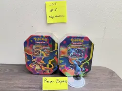 2 Pokemon TCG Mega Charizard X /Y Ex Tin Bundle Sealed New #6 - Image 1